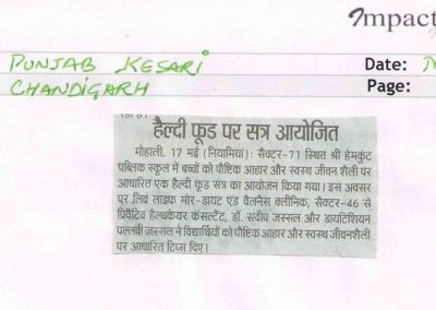 May 18_Hemkunt_Medical Talk Punjab Kesari_page 4