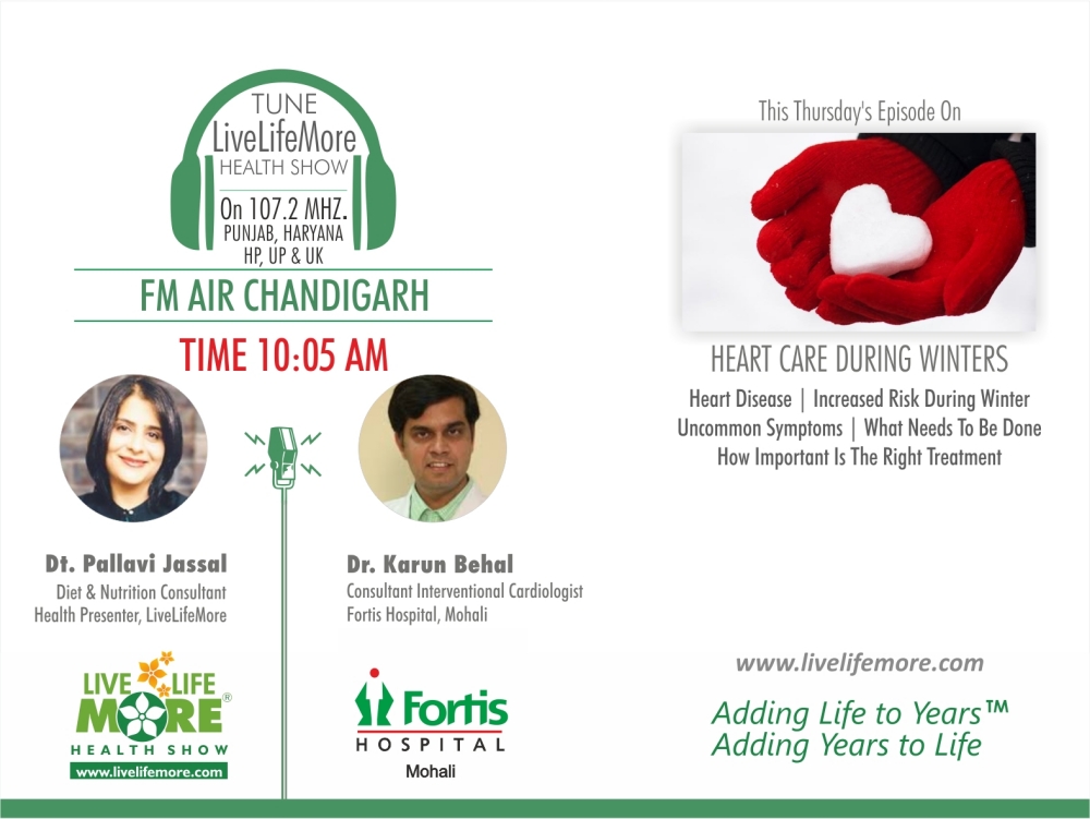 Live Life More Show – Heart Care During Winters with Dr. Karun Behal